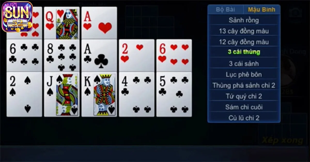 C&aacute;ch chơi b&agrave;i binh xập x&aacute;m