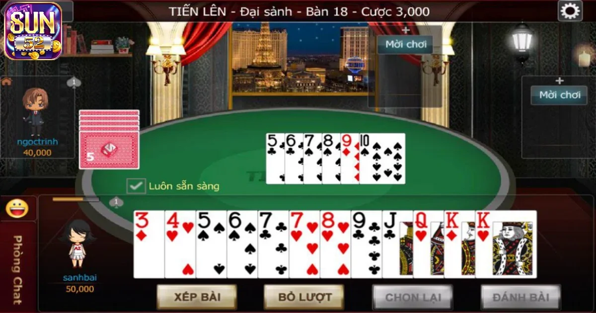 Kh&aacute;m ph&aacute; luật chơi game b&agrave;i Tiến L&ecirc;n Sun52 cơ bản nhất