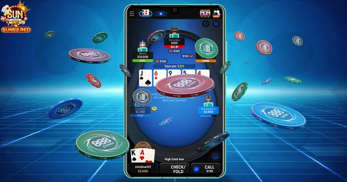 C&aacute;ch thức tham gia chơi b&agrave;i poker tr&ecirc;n Sun52 nhanh ch&oacute;ng