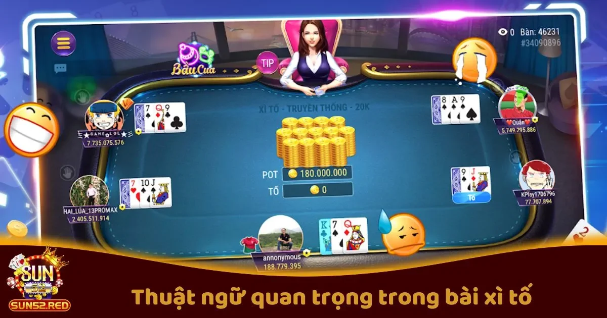 C&aacute;c Thuật Ngữ Quan Trọng Cần Biết Khi Chơi B&agrave;i X&igrave; Tố