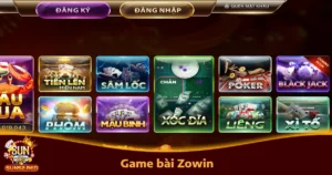 Game Bài Zowin Có Trên Sun52 – Nơi Đổi Thưởng Đa Nền Tảng
