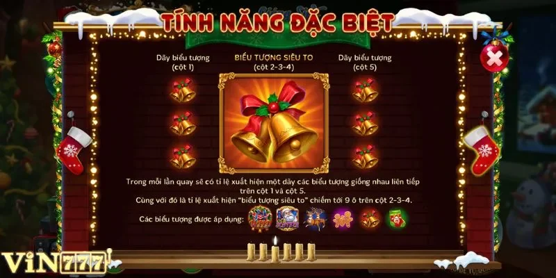 3 tính năng ấn tượng chỉ có tại Giáng sinh rinh quà VIN777