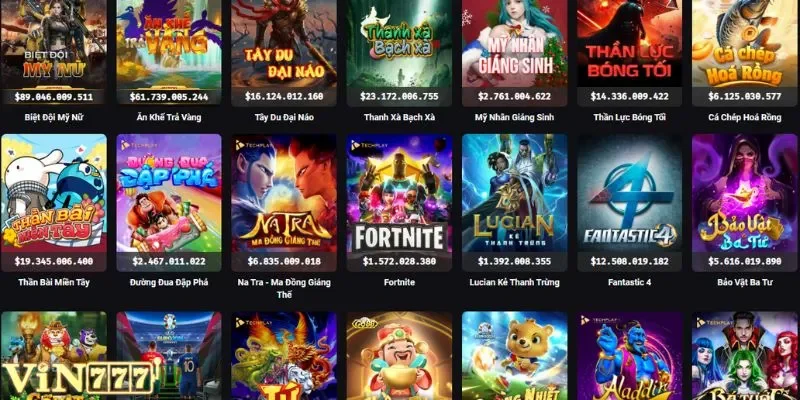 Thông tin về sảnh Slot Game